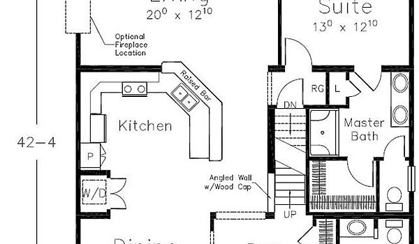 Lake & Lodge Collection / Craftsman Cottage II Layout 98443