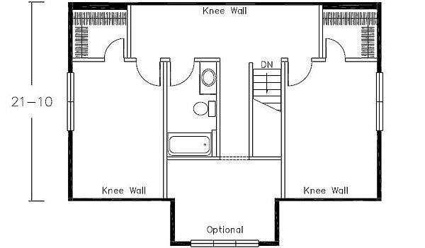 Lake & Lodge Collection / Craftsman Cottage II Layout 98444