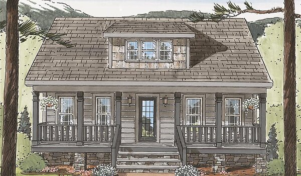 Lake & Lodge Collection / Craftsman Cottage II Exterior 98445