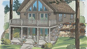 Lake & Lodge Collection / Herron II Chalet Exterior 98454