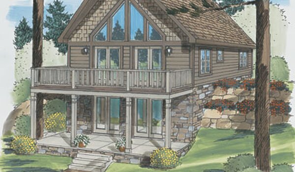 Lake & Lodge Collection / Highspire II Chalet Exterior 98457