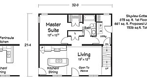 Lake & Lodge Collection / Skyview Cottage II Layout 98480