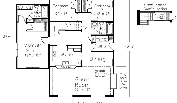 Lake & Lodge Collection / Tree Tops Lodge Layout 98486