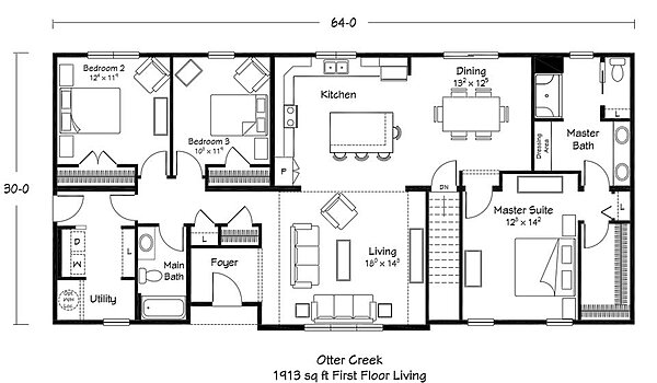 American Dream Collection / Otter Creek Layout 98613