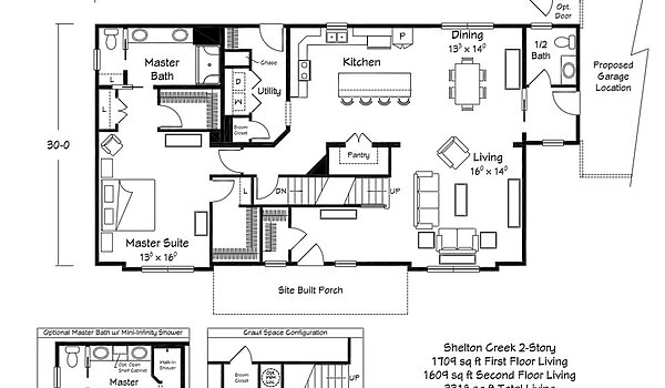 American Dream Collection / Shelton Creek 4Br Layout 98625