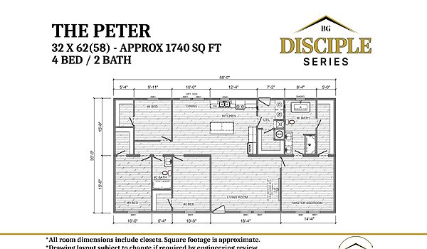 Disciple Series / The Peter 58 Layout 113543