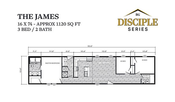 Disciple Series / The James Layout 113546