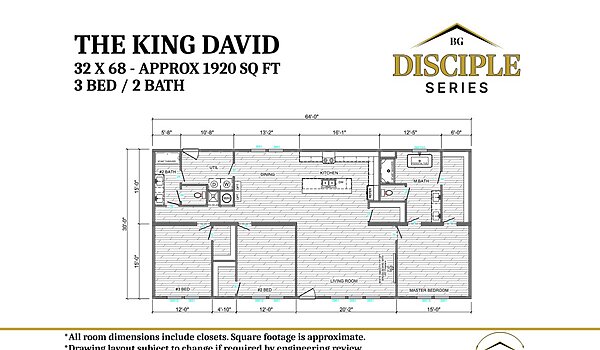Disciple Series / The King David 64 Layout 113550