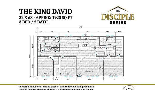 Disciple Series / The King David 64 Layout 113550