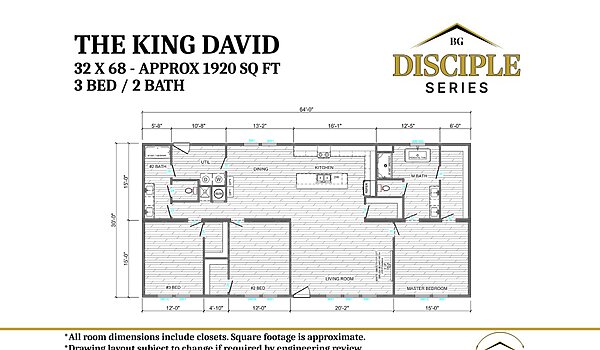 Disciple Series / The King David 64 Layout 113550