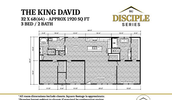 Disciple Series / The King David 64 Layout 113550