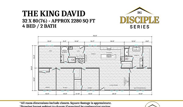 Disciple Series / The King David 76 Layout 117440