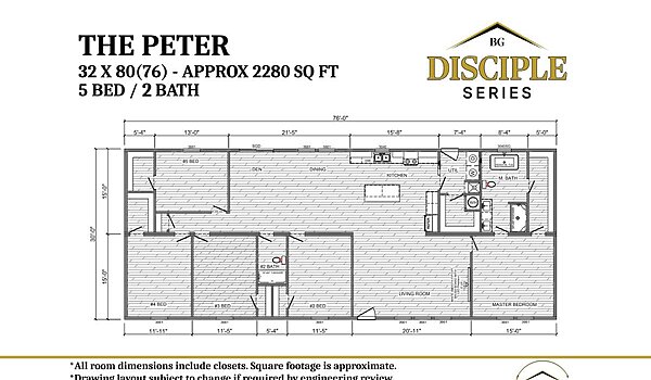 Disciple Series / The Peter 76 Layout 130532