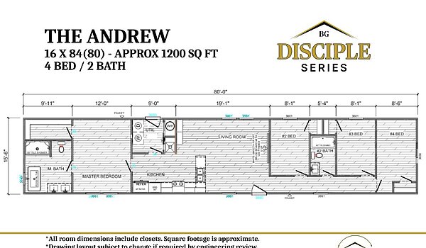 Disciple Series / The Andrew 80 Layout 117442