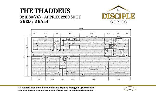 Disciple Series / The Thaddeus 76 Layout 117443