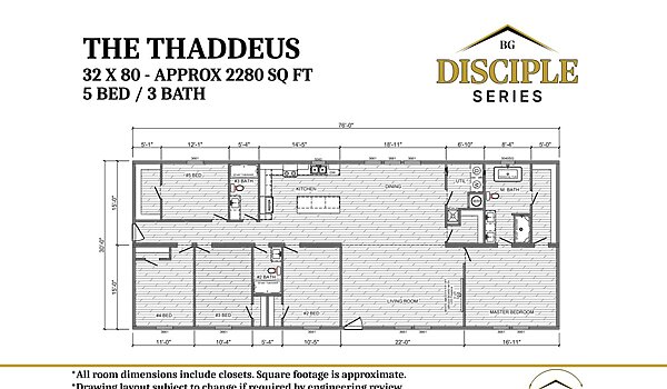 Disciple Series / The Thaddeus 76 Layout 117443