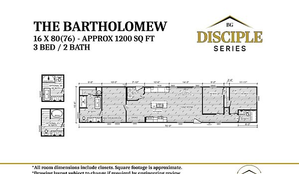 Disciple Series / The Bartholomew Layout 121747
