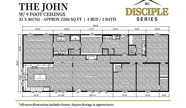 Disciple Series / The John w/ 9 Foot Ceilings Layout 148937