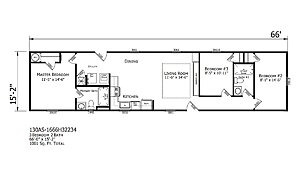 Compact Cabin / 130-1666H32234 Layout 101154