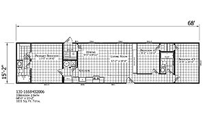 Compact Cabin / 130-1668H32006 Layout 101155