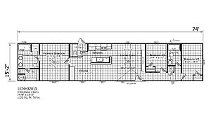 Compact Cabin / 1674H32013 Layout 101156