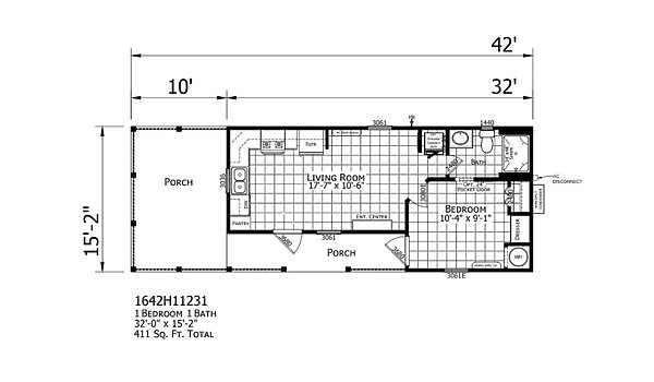 Compact Cabin / 1642H11231 Layout 101513