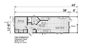 Compact Cabin / 130-1238H1127 Layout 101514