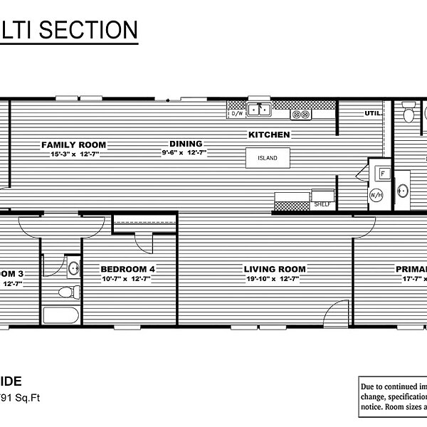 TRU Multi Section / Pride TRU28684RH Layout 6607