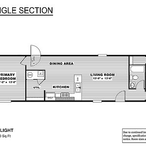 ON ORDER / TRU Single Section Delight Layout 6621
