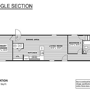 PENDING / TRU Single Section Elation Layout 6627