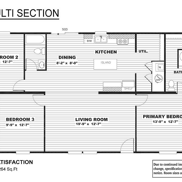 TRU Multi Section / Satisfaction TRU28483RH Layout 6654