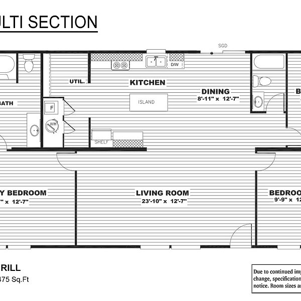 TRU Multi Section / Thrill TRU28563RH Layout 6661