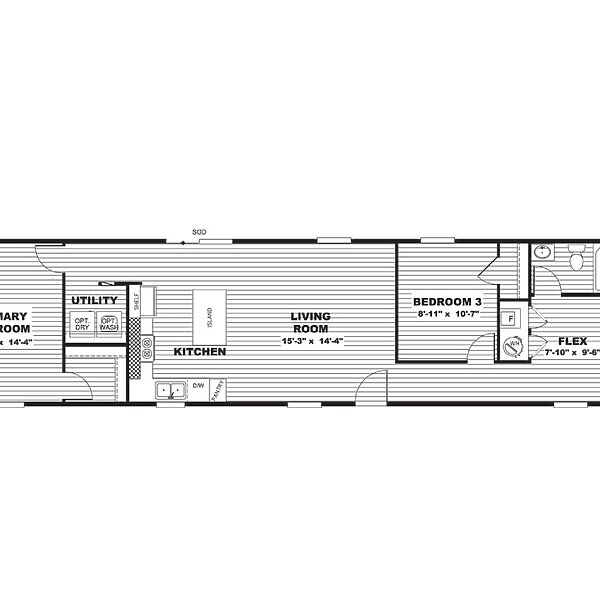 TRU Single Section / The Splendor TRS16763ZH Layout 115681