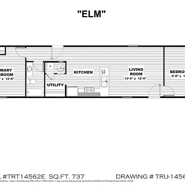 Origin Series / Elm TRT14562E Layout 118185