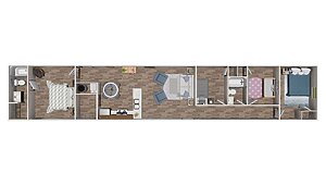 TRU Single Section / The Grand TRS14764AH Layout 43666