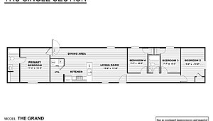 TRU Single Section / The Grand TRS14764AH Layout 43665