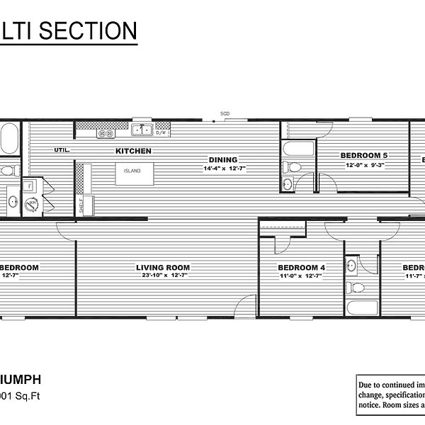 TRU Multi Section / Triumph TRU28765AH Layout 18068