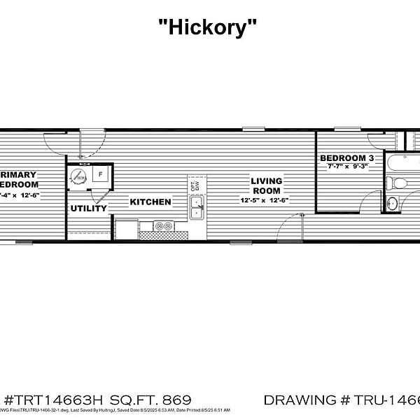 Origin Series / Hickory TRT14663H Layout 118207