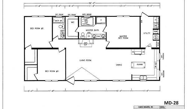 MD 28' Doubles / MD-28 Layout 6345