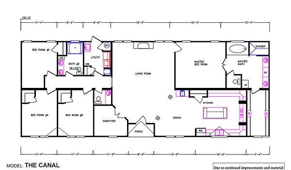 Bolton Homes DW / The Canal Layout 11320