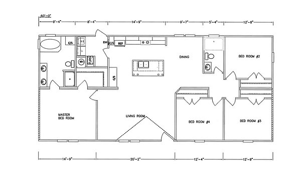 MD 28' Doubles / MD-46 Layout 72996