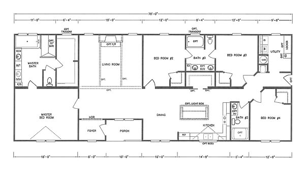 KB 32' Platinum Doubles / KB-3251 Odessa Layout 126433