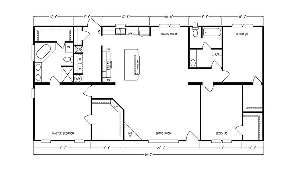 KB 32' Platinum Doubles / KB-3227 Layout 104530