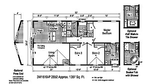 NOW HERE - AVAILABLE FOR IMMEDIATE PURCHASE / The Laurel Ridge 3W1610-P Layout 57789