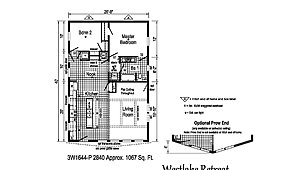 AVAILABLE TO PURCHASE / Westlake Retreats 3W1644-P Layout 63791