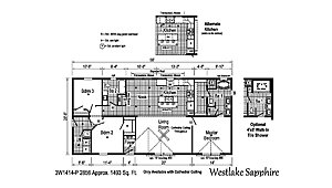 Westlake Sapphire / Sapphire 3W1414-P Layout 69043