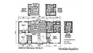 Westlake Sapphire / Sapphire 3WM1413-P Layout 94295