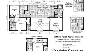 Westlake Sapphire / Sapphire 3WM1414-P Layout 94085