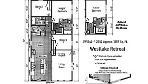 Westlake Retreats / 3W1649-P Layout 94105