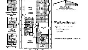 Westlake Retreats / 3W1646-P Layout 94106